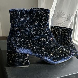 Ash diamond booties